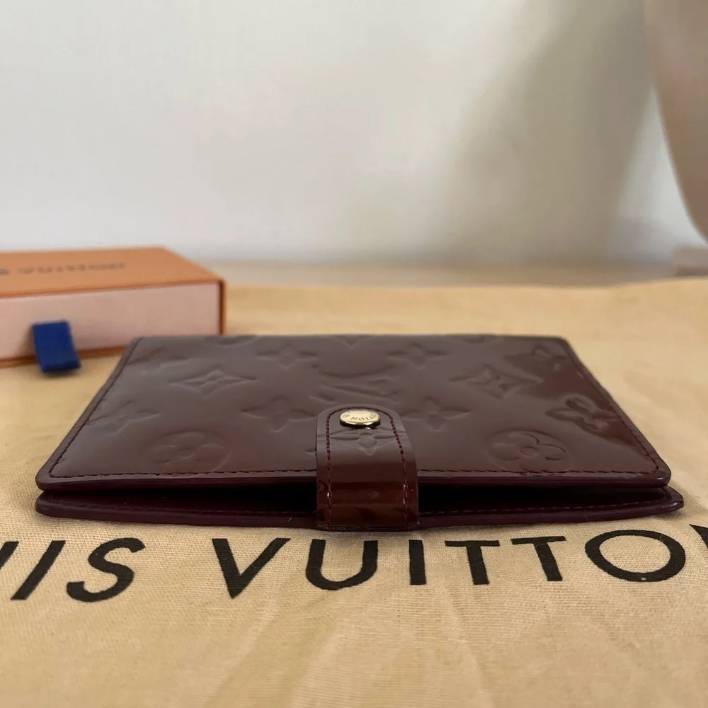 Louis Vuitton Verni Agenda PM Burgundy EUC 2010